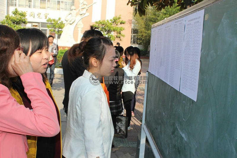 安徽省宿松县2013年教师资格认定测试圆满结束