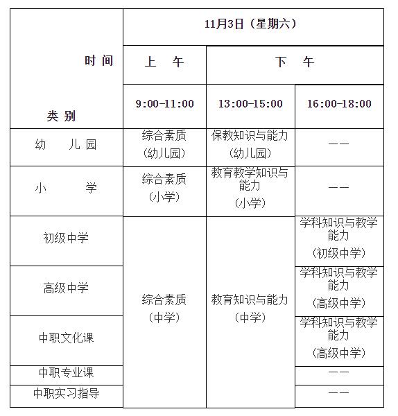 上海2018下半年中小学教师资格笔试报名公告