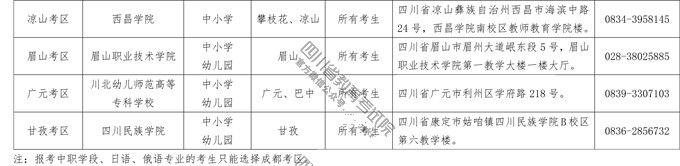 四川省2019年上半年教师资格面试公告